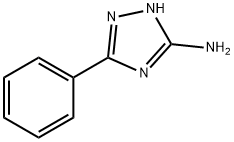 3-氨基-5-苯基-1,2,4-三唑 结构式