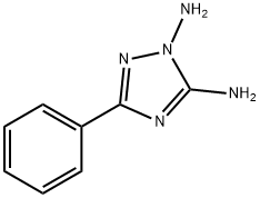 3-Phenyl-1H-1,2,4-triazole-1,5-diamine 结构式