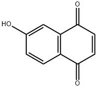 6-Hydroxynaphthalene-1,4-dione 结构式