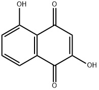 2,5-二羟基萘-1,4-二酮 结构式