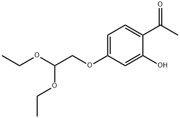 1-(4-(2,2-DIETHOXYETHOXY)-2-HYDROXYPHENYL)ETHANONE 结构式