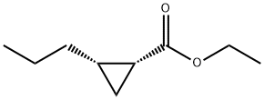 Cyclopropanecarboxylic acid, 2-propyl-, ethyl ester, (1R,2S)- (9CI) 结构式