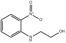 N-(2-硝基苯基)乙醇胺 结构式