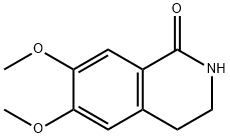 6,7-二甲氧基-3,4-二氢-异喹啉-1-酮 结构式
