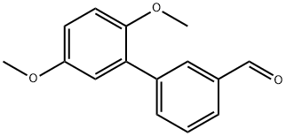 3-(2,5-Dimethoxyphenyl)benzaldehyde 结构式