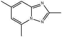 2,5,7-Trimethyl[1,2,4]triazolo[1,5-a]pyridine 结构式