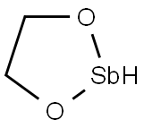 1,3-Dioxa-2-stibacyclopentane 结构式