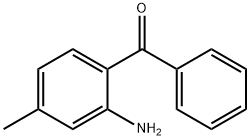 2-氨基-4-甲基二苯甲酮 结构式