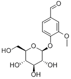 4-(BETA-D-葡萄糖基)-3-甲氧基苯甲醛 结构式