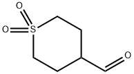 四氢-2H-硫代吡喃-4-羧醛 1,1-二氧化物 结构式