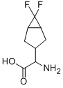 2-氨基-2-(6,6-二氟双环[3.1.0]己烷-3-基)乙酸 结构式