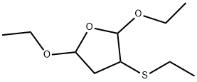 Furan, 2,5-diethoxy-3-(ethylthio)tetrahydro- (9CI) 结构式