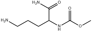 Carbamic  acid,  [4-amino-1-(aminocarbonyl)butyl]-,  methyl  ester  (9CI) 结构式