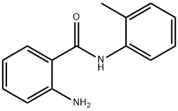 2-氨基苯甲酰胺-N-(2-甲基苯基) 结构式