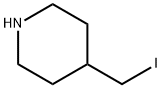 4-(碘甲基)哌啶 结构式