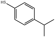 对异丙基苯硫酚 结构式