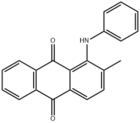 2-甲基-1-(苯基氨基)蒽醌 结构式