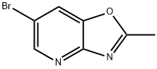 6-溴-2-甲基噁唑并[4,5-B]吡啶 结构式