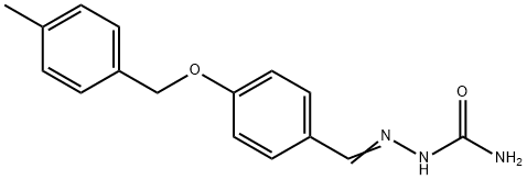 4-[(4-methylbenzyl)oxy]benzaldehyde semicarbazone 结构式