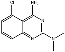 4-AMINO-2-DIMETHYLAMINO-5-CHLOROQUINAZOLINE 结构式