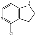 4-氯-2,3-二氢-1H-吡咯并[3,2-C]吡啶 结构式