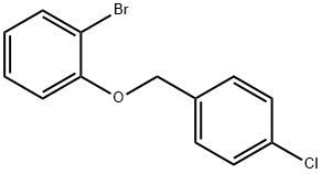 1-bromo-2-[(4-chlorophenyl)methoxy]benzene 结构式