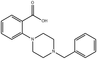 2-(4-BENZYL-PIPERAZIN-1-YL)-BENZOIC ACID 结构式