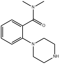 N,N'-二甲基-2-(哌嗪-1-基)苯甲酰胺草酸酯 结构式