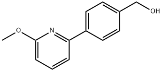 4-(4-Methylpyridin-2-yl)benzyl alcohol 结构式