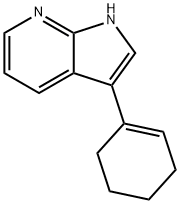 3-cyclohexenyl-1H-pyrrolo[2,3-b]pyridine 结构式