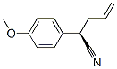 Benzeneacetonitrile, 4-methoxy-alpha-2-propenyl-, (alphaR)- (9CI) 结构式