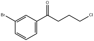 1-(3-溴苯基)-4-氯丁-1-酮 结构式