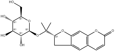 紫花前胡苷 结构式