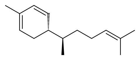 [S-(R*,S*)]-5-(1,5-dimethylhexen-4-yl)-2-methyl-1,3-cyclohexa-1,3-diene 结构式