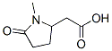 (-)-1-Methyl-5-oxo-2-pyrrolidineacetic acid 结构式