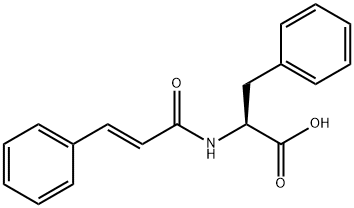 肉桂酰-L-苯丙氨酸 结构式