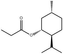 (-)-menthyl propionate 结构式