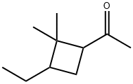 1-(3-Ethyl-2,2-dimethylcyclobutyl)ethanone 结构式