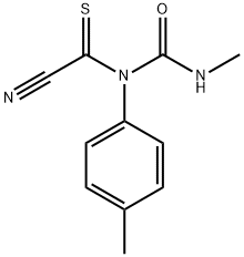 Urea,  1-(cyanothioformyl)-3-methyl-1-p-tolyl-  (7CI,8CI) 结构式