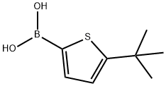 5-叔丁基噻吩-2-硼酸 结构式