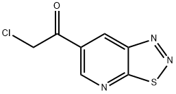 Ethanone, 2-chloro-1-([1,2,3]thiadiazolo[5,4-b]pyridin-6-yl)- (9CI) 结构式
