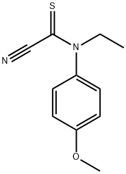 p-Formanisidide,  1-cyano-N-ethylthio-  (7CI,8CI) 结构式