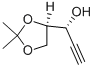 (3R,4R)-4,5-ISOPROPYLIDENE PENT-2-YN-3-OL 结构式