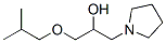 ALPHA-[(2-甲基丙氧基)甲基]-1-吡咯烷乙醇 结构式