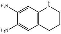 6,7-Quinolinediamine,  1,2,3,4-tetrahydro- 结构式