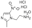 1-(2-氨乙基)-2-甲基-5-硝基咪唑 二盐酸盐 结构式