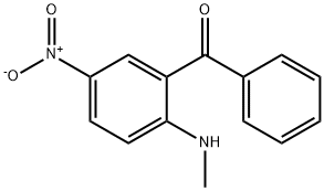 2-甲氨-5-硝基二苯甲酮 结构式