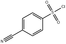4-氰基苯磺酰氯 结构式