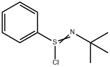 N-叔丁基苯硫腈氯化物 结构式