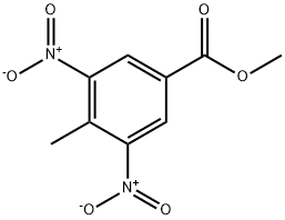 4-甲基-3,5-二硝基苯甲酸甲酯 结构式